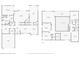 Detailed floor plan of a modern home showcasing the layout of rooms and dimensions on two floors at 1778 Waterside Oaks Dr, Orange City, FL 32763