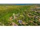 Expansive aerial view showcasing the property's location amidst lush greenery, trees and other homes at 2049 Eldorado Ct, St Cloud, FL 34771