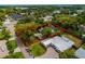 Property view including the red outline marking boundaries of property and neighbors at 502 Oak Ln, Maitland, FL 32751