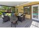 Cozy covered outdoor patio with comfortable seating, perfect for relaxation and entertaining at 502 Oak Ln, Maitland, FL 32751