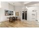 Dining room with stylish floors, modern lighting, and unique architectural details at 546 Via Fontana Dr # 203, Altamonte Springs, FL 32714