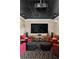 Entertainment space offering a projector, large screen, and comfortable seating, perfect for movie nights at 5909 Oxford Moor Blvd, Windermere, FL 34786