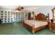 Spacious main bedroom with a ceiling fan, a large built-in closet and generous space at 1093 Hidden Harbor Ln, Kissimmee, FL 34746