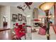 Spacious living room with high ceilings, fireplace, and hardwood floors at 12202 Rambling Oak Blvd, Orlando, FL 32832