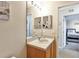 Bathroom featuring a vanity with sink and mirror at 202 Napoli Dr # 202, Davenport, FL 33897