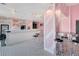 Charming ice cream shop featuring black and white tile floors and pink striped decor at 202 Napoli Dr # 202, Davenport, FL 33897