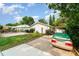 Charming single-story home with a well-maintained front yard, cozy carport, and paved basketball area at 2825 Mayer St, Orlando, FL 32806
