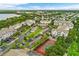Aerial shot highlighting the community's landscaping and parking areas at 4474 Enders St, Orlando, FL 32814