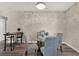 Cozy dining area with elegant decor, stylish lighting, and a modern table set at 600 Bostwick Ave, Daytona Beach, FL 32118