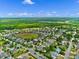 Overhead shot of suburban homes with verdant landscape, offering a peaceful residential atmosphere at 604 Fosters Grove Loop, Oviedo, FL 32765