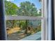 Backyard with plants viewed from a window at 706 Hillcrest St, Orlando, FL 32803
