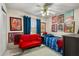 Bright bedroom with an abundance of natural light and colorful decor at 7951 Chediston Cir, Orlando, FL 32817