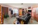 The living room features neutral walls, comfortable seating, and unique decor at 99 Rainbow Dr. # 4, Haines City, FL 33844