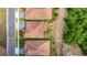 Aerial view from above showcases the layout of homes in the community at 1115 Oak Bluff Dr, Davenport, FL 33837