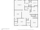 Detailed second floor plan showing bedrooms, bathrooms, closets, and laundry room layouts at 1115 Oak Bluff Dr, Davenport, FL 33837
