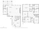 Detailed first floor plan showing kitchen, living room, bedrooms, and bathrooms layouts at 1115 Oak Bluff Dr, Davenport, FL 33837