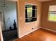 Bedroom featuring hardwood floors at 1206 Olen Dr, Daytona Beach, FL 32117