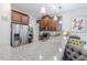 Modern kitchen with stainless steel appliances, granite countertops, and pantry at 1255 Marley Ln, Winter Springs, FL 32708