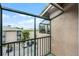 View from the balcony, overlooking the parking lot and community buildings at 136 Blue Point Way # 320, Altamonte Springs, FL 32701
