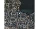 Real estate aerial view of neighborhood in Orlando near lakes at 1401 Green Cove Rd, Winter Park, FL 32789