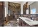 Luxury bathroom with marble features, walk-in shower, and double sink vanity at 1401 Green Cove Rd, Winter Park, FL 32789