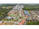 See the community amenities from above, featuring a pool, lakes, and vibrant neighborhoods at 2574 Shanti Dr, Kissimmee, FL 34746