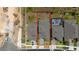 Aerial view outlining property lines, highlighting proximity to nearby homes and amenities at 2591 Seagirt Way, Clermont, FL 34711