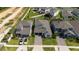 Aerial shot showcasing the property's prime location in a well-maintained neighborhood at 2591 Seagirt Way, Clermont, FL 34711
