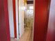 Bathroom featuring a shower with colorful floral shower curtain at 7045 Branch Ct, St Cloud, FL 34771