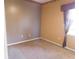 Empty bedroom with carpet flooring and neutral walls at 7045 Branch Ct, St Cloud, FL 34771