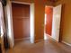 Bedroom with a closet and connecting door to the next room at 7045 Branch Ct, St Cloud, FL 34771