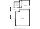 A floor plan showing the relation of the laundry room, bedroom, foyer, and garage at 8018 Colby Cir, Orlando, FL 32817