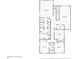 Second floor plan illustrating primary suite, bedrooms, closets and bathrooms at 8439 Prestbury Dr, Orlando, FL 32832
