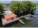 This lakefront property has a private boat dock and covered deck area for relaxing or entertaining at 1163 Paseo Del Mar # B, Casselberry, FL 32707