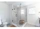 Modern bathroom with glass shower and custom tile at 1321 Weber St, Orlando, FL 32803