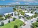 Aerial view features nearby dining and shopping with convenient access to neighborhood amenities at 13913 Hahn Ln, Orlando, FL 32827