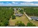 Aerial view showcases the home's large lot and landscaping at 19204 Paddock St, Orlando, FL 32833