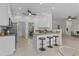 Spacious kitchen featuring granite counters, a breakfast bar, and stainless steel appliances at 19204 Paddock St, Orlando, FL 32833
