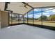 Spacious screened patio offers backyard views at 19204 Paddock St, Orlando, FL 32833