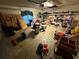 Spacious garage offering potential for a workshop or ample storage at 2120 Lakebreeze Way, Deltona, FL 32738