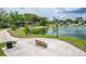 The property is next to the lake and a walking path at 2415 S Oak Ave, Sanford, FL 32771