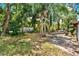 Lush backyard with mature trees and vegetation, creating a private outdoor space at 474 Overstreet Ave, Longwood, FL 32750
