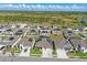 Neighborhood aerial view showcasing the community's layout and proximity to green spaces at 588 Hitch Loop, St Cloud, FL 34769