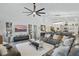 Open-concept living space showcasing contemporary design and ample seating at 588 Hitch Loop, St Cloud, FL 34769