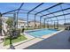 Beautiful screened-in pool offering a private retreat for swimming and relaxation at 588 Hitch Loop, St Cloud, FL 34769