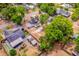 Bird's-eye view of the home showcasing its spacious lot and surrounding neighborhood amenities at 712 Maryland Ave, St Cloud, FL 34769