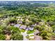 The aerial view captures a residential neighborhood with green spaces and mature trees creating a serene atmosphere at 717 Pine Ter, Altamonte Springs, FL 32714