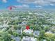 Aerial view highlighting the property's location near Winter Park Village at 940 Lincoln Cir, Winter Park, FL 32789