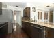 Well-appointed kitchen featuring stainless steel appliances and granite countertops at 1405 Paula Dr, Apopka, FL 32703