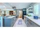 Modern kitchen with sleek countertops, stainless steel appliances, and custom cabinetry at 2001 Lily Ct, Sanford, FL 32771